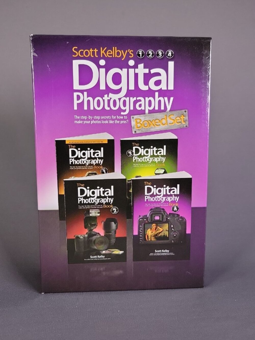 Scott Kelby's Digital Photography Boxed Set Volumes 1 2 3 &4 by Scott Kelby